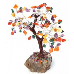 Mixed Gemstone Crystal Tree